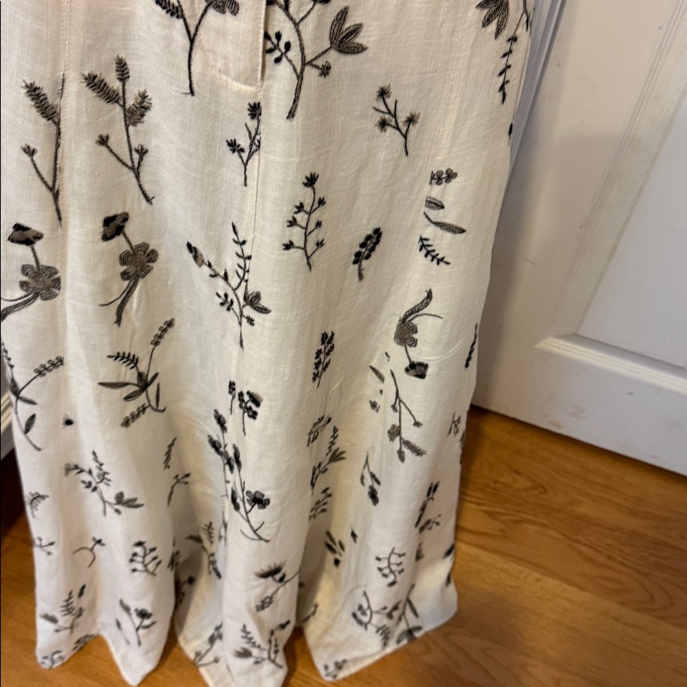 Floral Print Cream Skirt with matching halter top - Picture 6 of 6